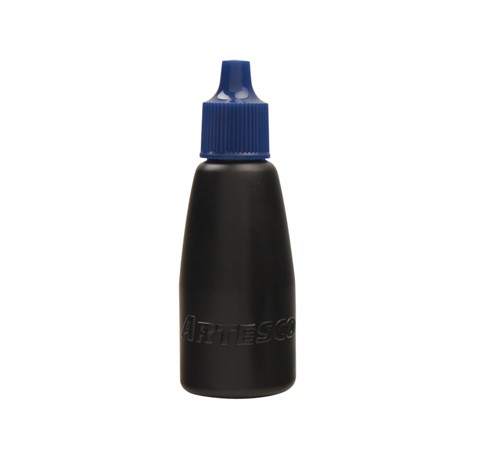 Tinta para almohadilla color negro y Azul Artesco