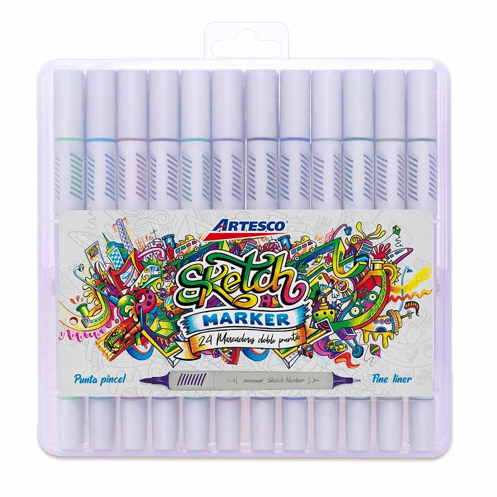 Sketch marker 24pcs Artesco