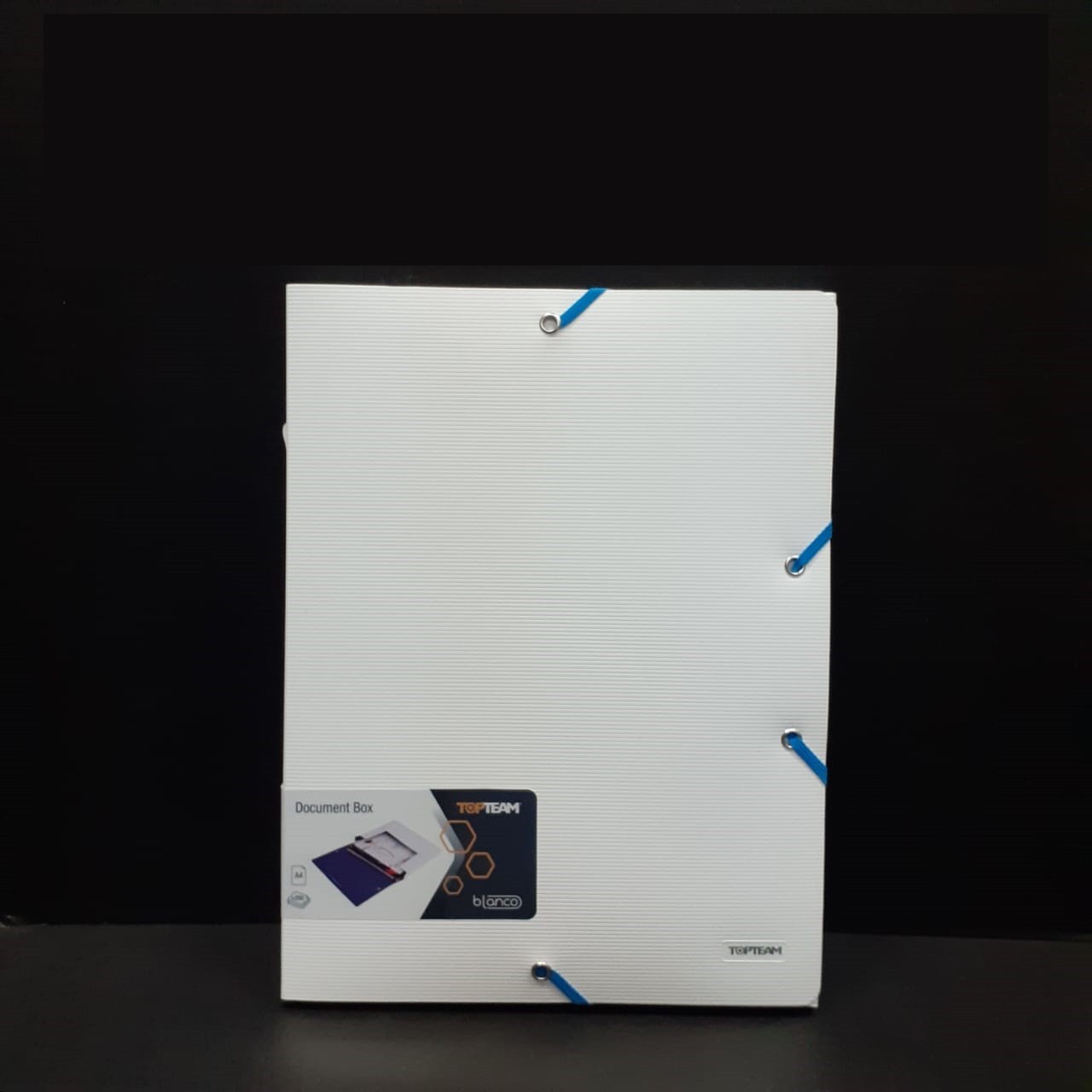 Caja plástica con elástico Top Team