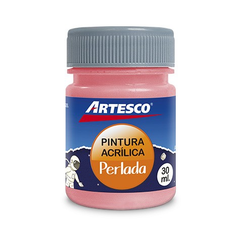 Pintura acrílica perlada Artesco