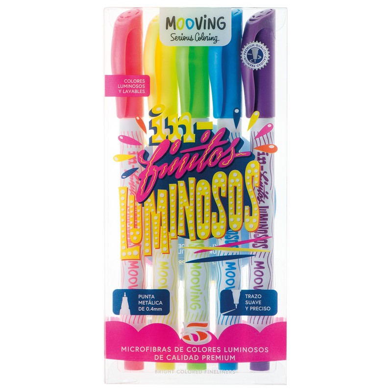 Microfibras luminosas 5pcs Coloring