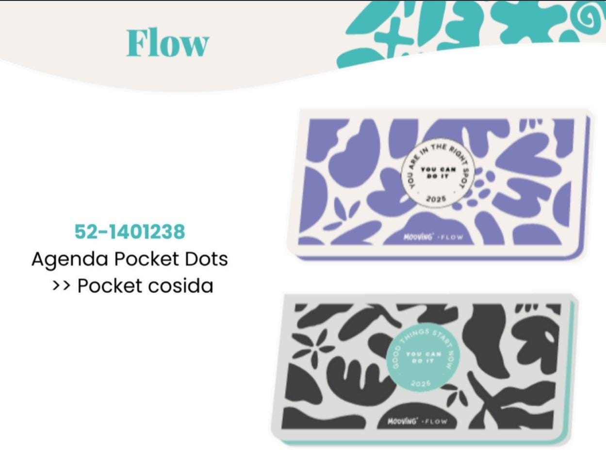 Agenda Pocket Dots Mooving 2025
