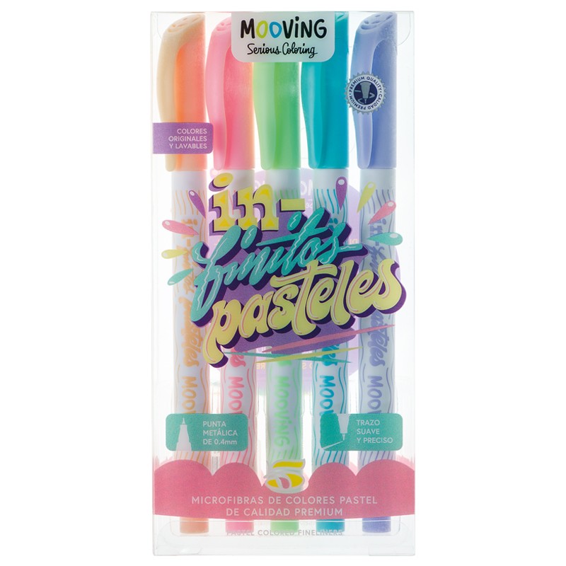 Microfibras pastel 5pcs Coloring