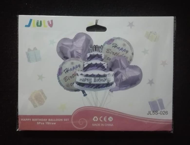 Set de globo 5pcs pastel