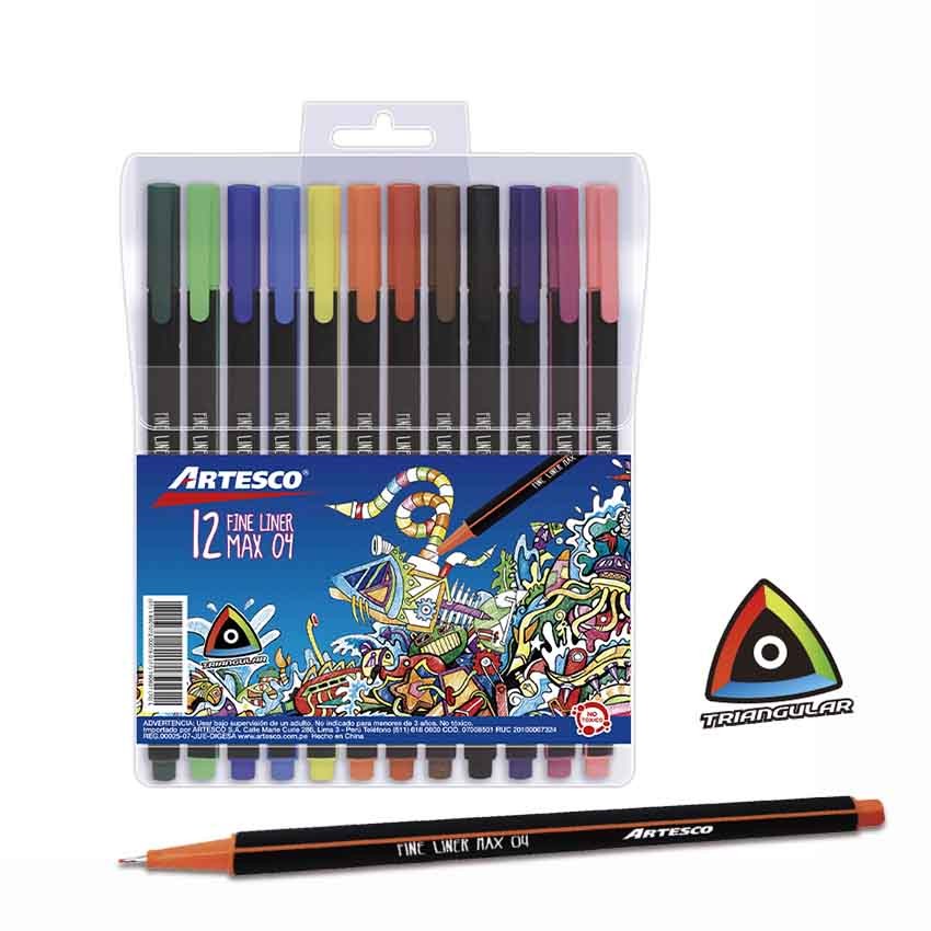 Finer liner 12pcs Artesco