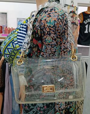 Cartera pequeña usada estilo transparente 