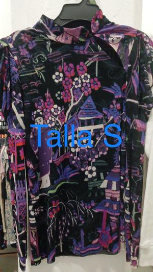 Blusa Manga Larga estilo  casual