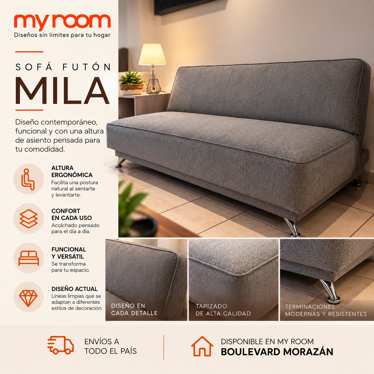 Sofa Futon MILA