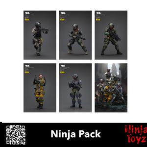 Ninja Pack JoyToy Stellar Scar Assault Team Action Figures