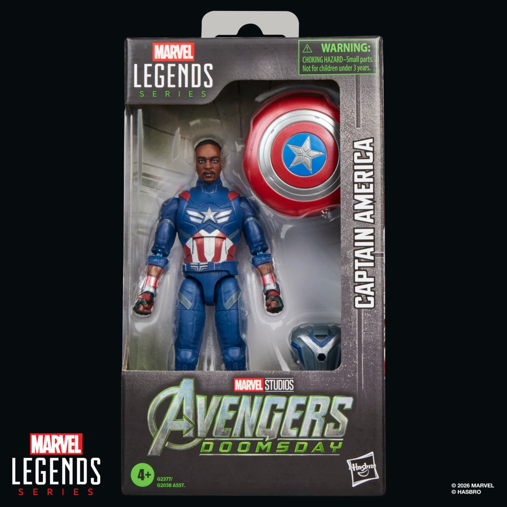 Marvel Studios Avengers: Doomsday Marvel Legends Series Captain America (Sam Wilson) Action Figure