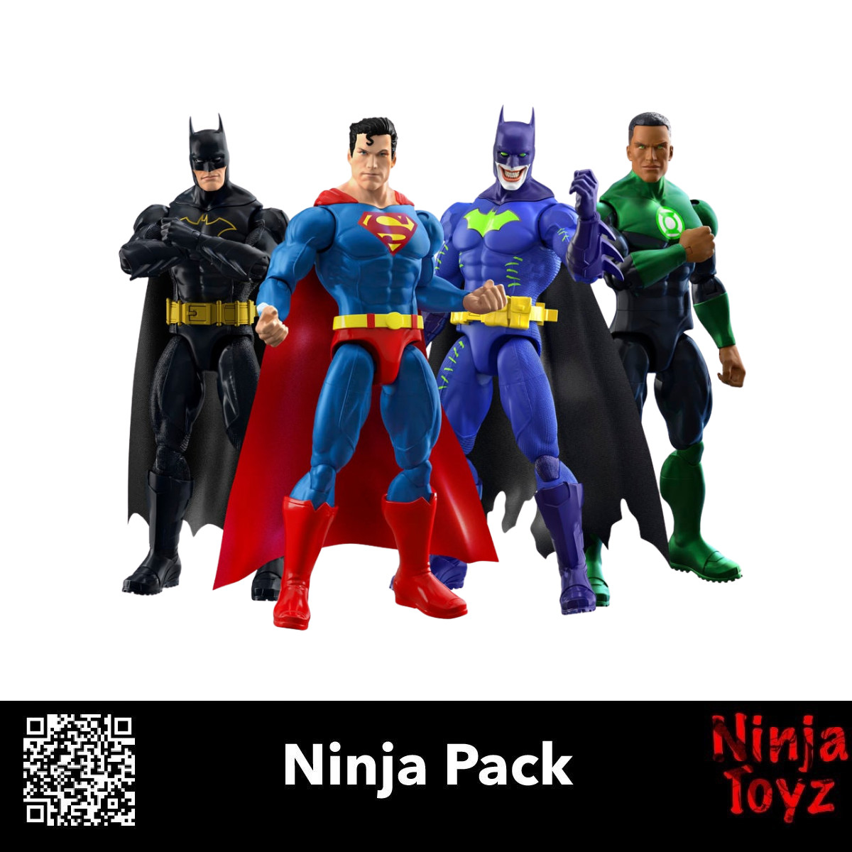 Ninja Pack Mattel DC Comics Core Series 2 Action Figures