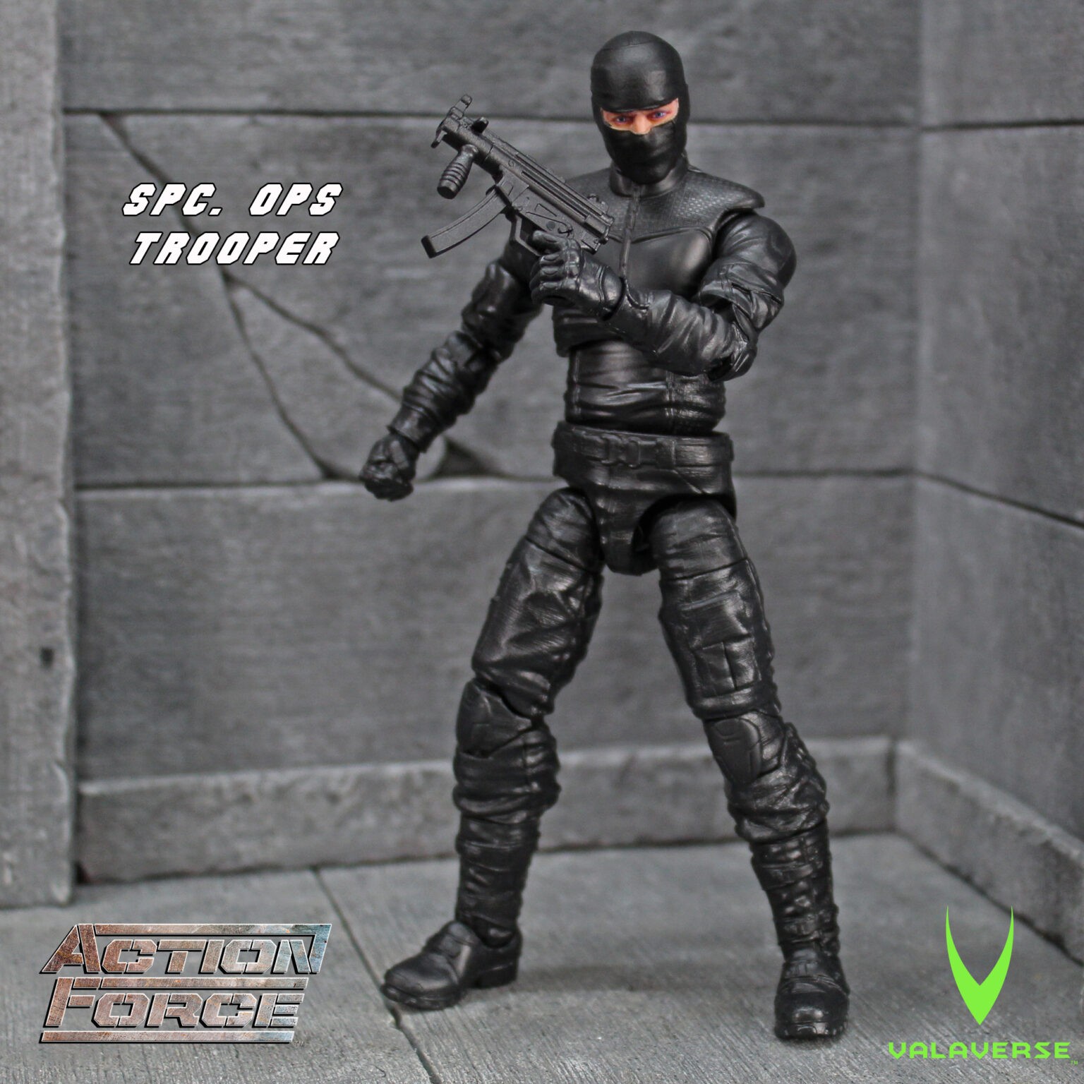 Action Force Special Ops Trooper Reissue 1/12 Scale Figure Ninja Toyz