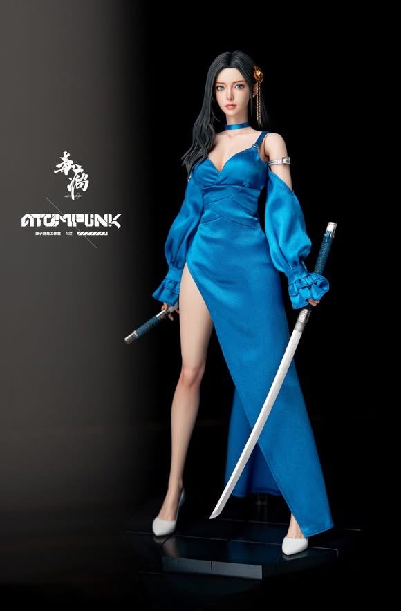 Atompunk Sword Princess Hyacinth Asian Beauty 1/6 Scale Full Set (Blue ver.)