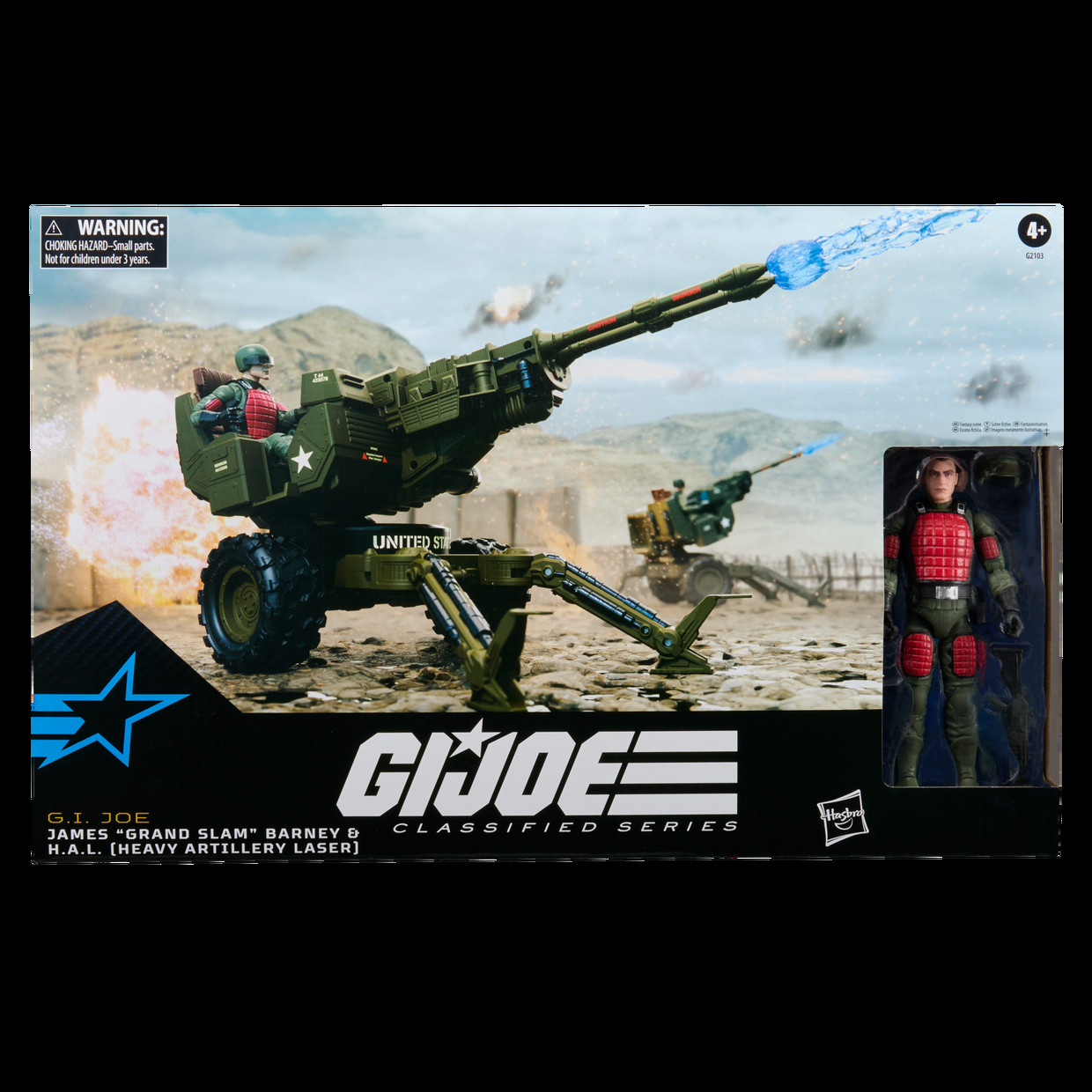 G.I. Joe Classified Series #213, James "Grand Slam" Barney & H.A.L. (Heavy Artillery Laser)