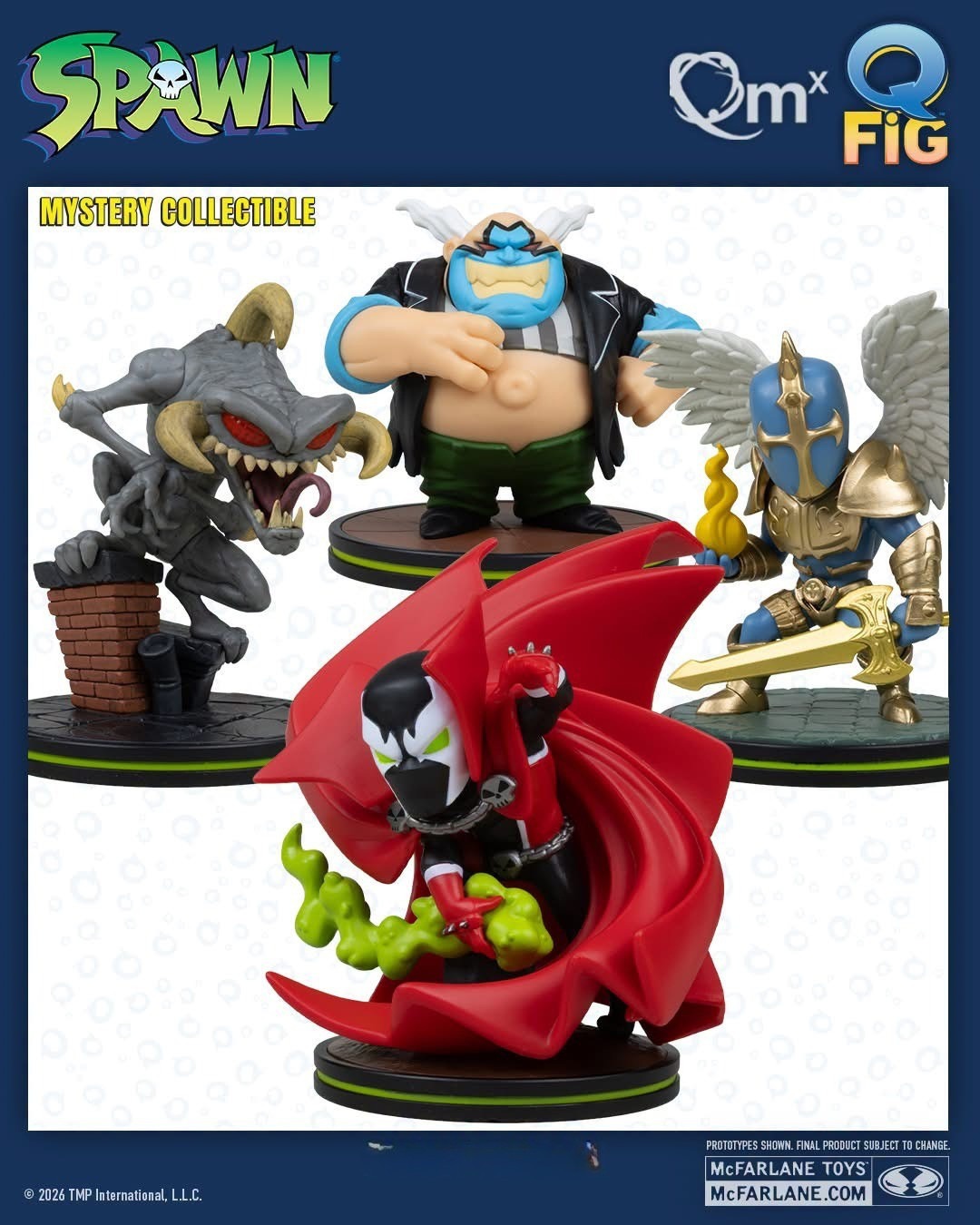 McFarlane Toys Spawn Series Wave 1, 3.5" Q-Fig Blind Box Figure