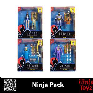Ninja Pack McFarlane Toys DC Direct Batman The Animated Series Clock-King BAF Batman Zatana Mad Hatter Joker 6” Figures