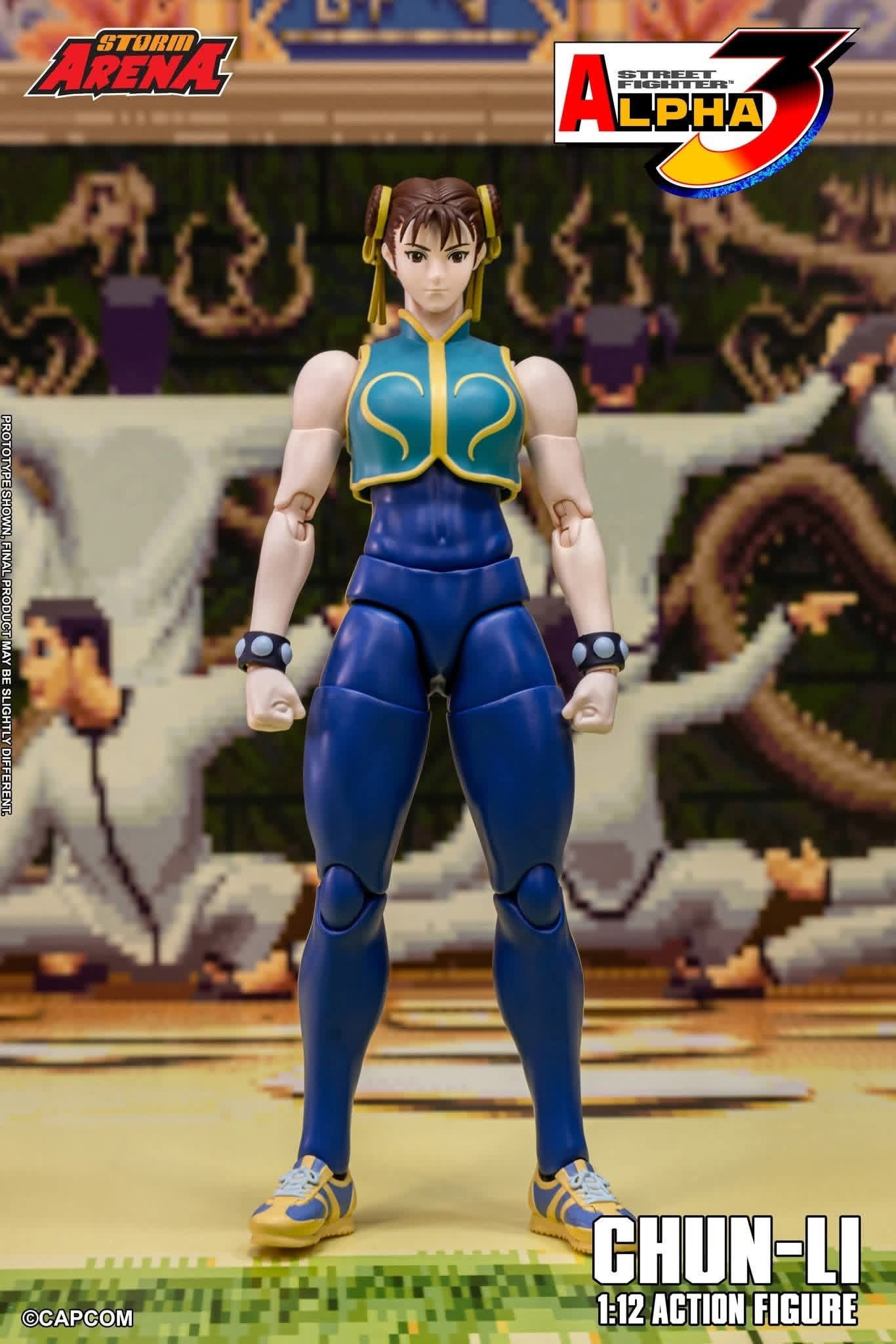 Street Fighter Alpha 3 Storm Arena Chun-Li 1/12 Scale Action Figure
