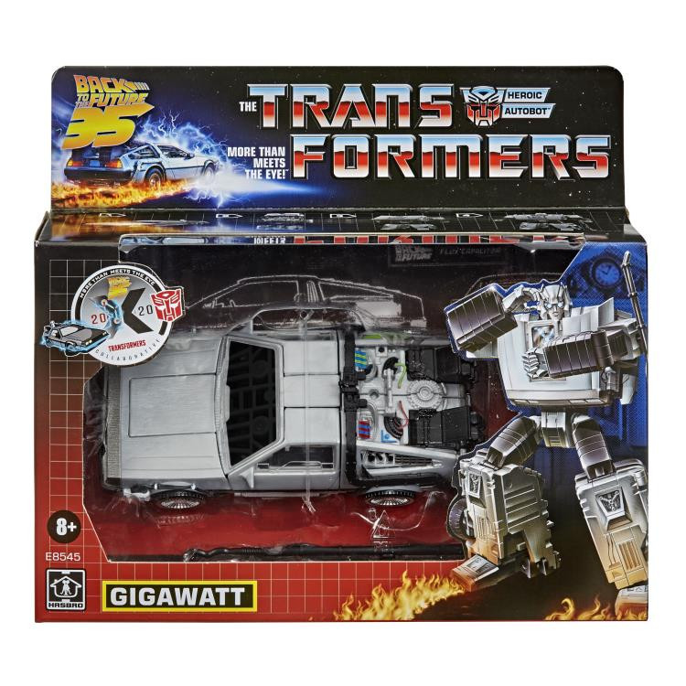 Transformers Collaborative Back to the Future x Transformers Gigawatt