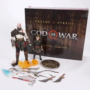 NECA God of War (2018) - 7" Scale Action Figure - Ultimate Kratos & Atreus KO