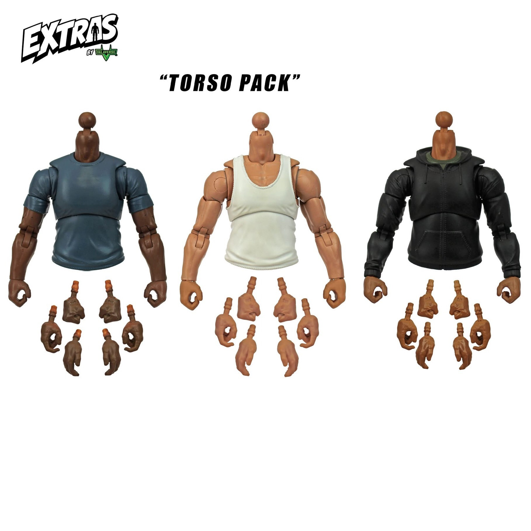 Valaverse Extras 1/12 Scale Torso Pack