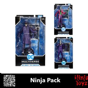 Ninja Pack McFarlane Toys DC Multiverse The Joker: Three Jokers 7-In Action Figures