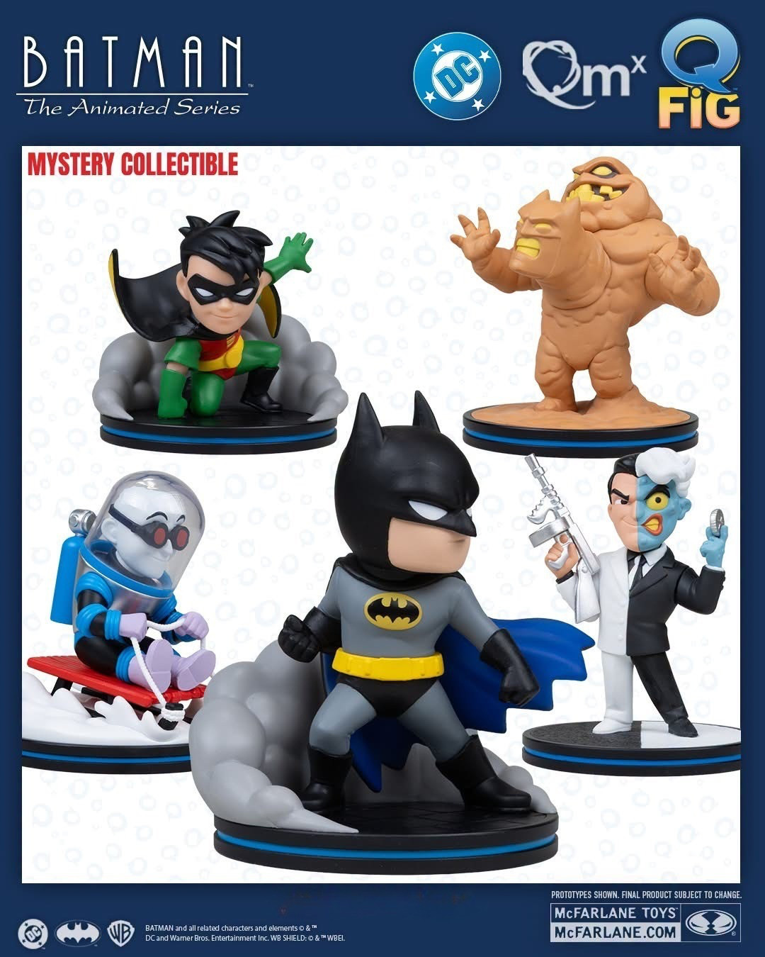 McFarlane Toys Batman: The Animated Series Wave 1, 3.5" Q-Fig Blind Box Figure