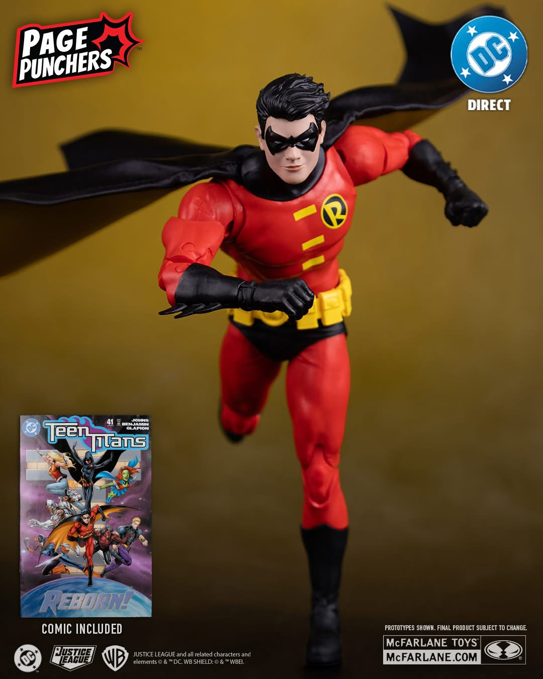 McFarlane Toys DC Direct Page Punchers Robin (Teen Titans #41) Figure