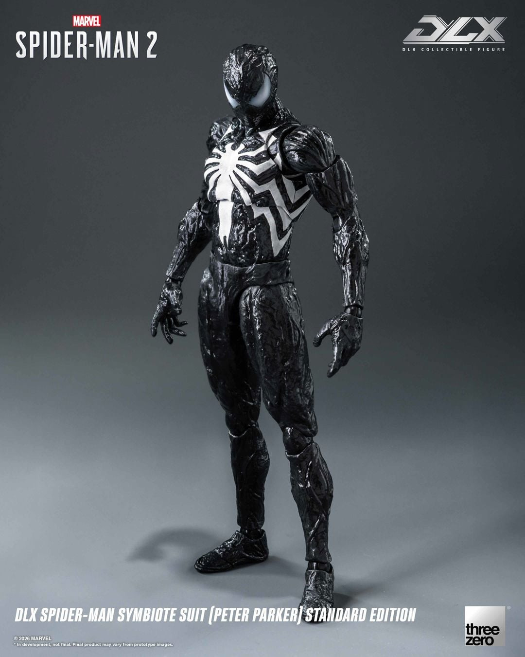 Marvel's Spider-Man 2 DLX Spider-Man Symbiote Suit (Peter Parker) Standard Edition Action Figure