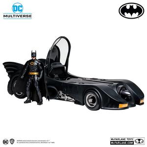 McFarlane DC Multiverse 1989 Batman with Batmobile Gold Label Amazon Exclusive