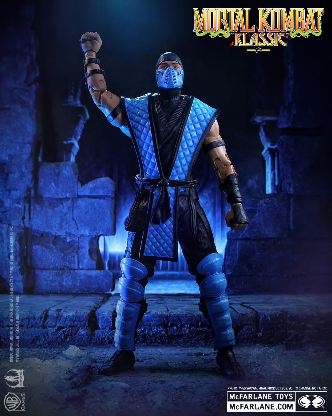 McFarlane Toys Mortal Kombat Klassics 7-inch Action Figure Sub-Zero