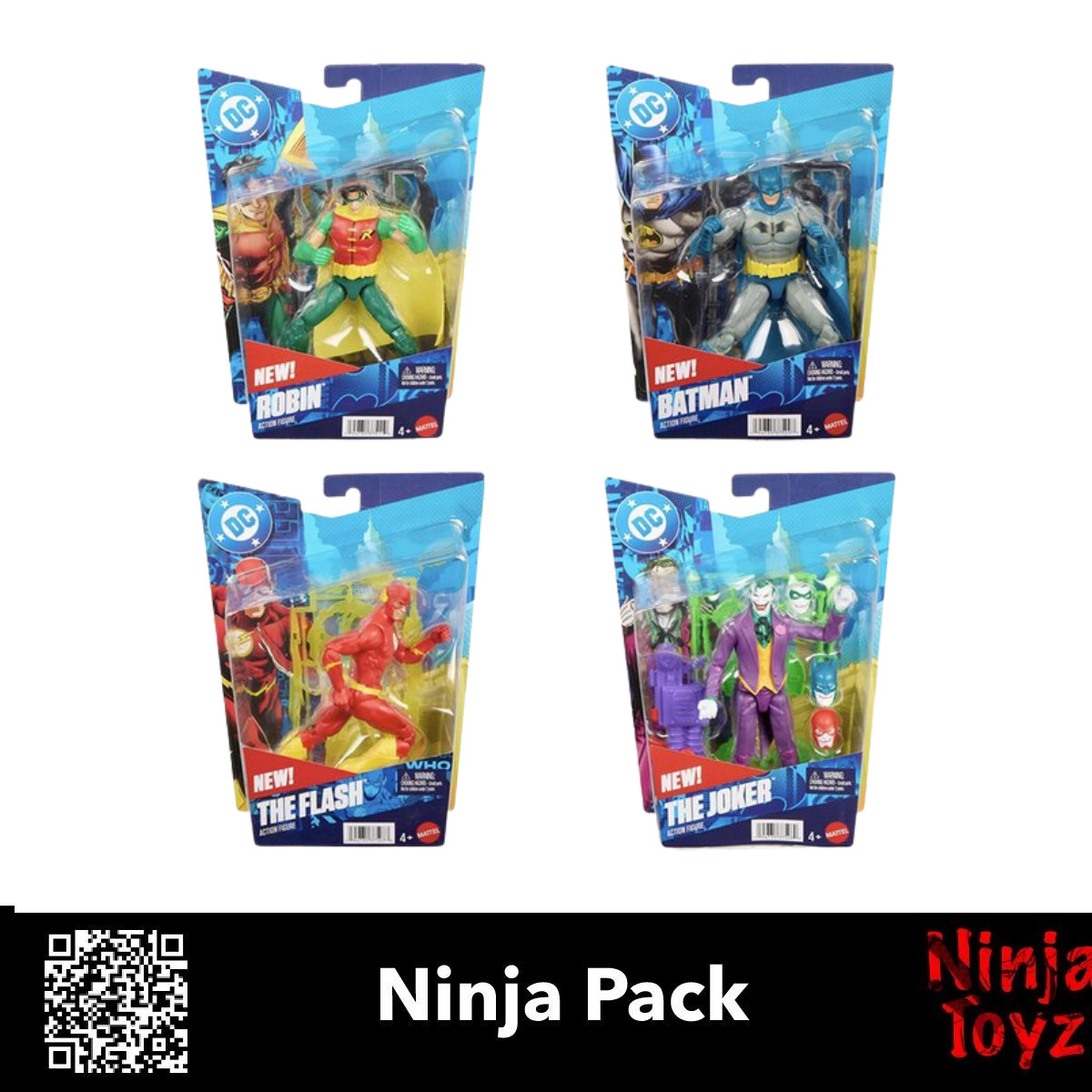 Ninja Pack Mattel DC Comics Core Series 1 Action Figures