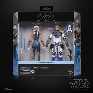 Star Wars The Clone Wars Black Series Ashoka Tano & ARC Trooper Jesse 2-Pack