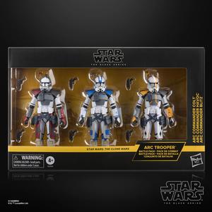 Star Wars: The Black Series Arc Trooper Battle Pack Arc Commander Colt Havoc and Blitz Action Figure Three-Pack (The Clone Wars)