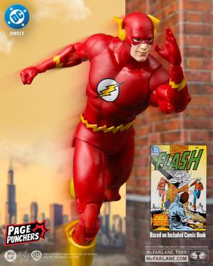 McFarlane Toys DC Comics Page Punchers Comic Book - The Flash #123 The Flash (Barry Allen) 7" Figure