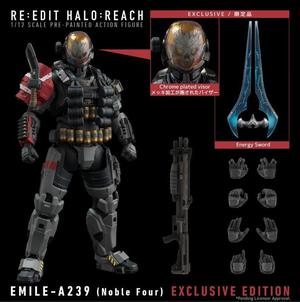 Halo: Reach RE:EDIT EMILE-A239 (Nobel Four) 1/12 Scale PX Previews Exclusive Action Figure KO