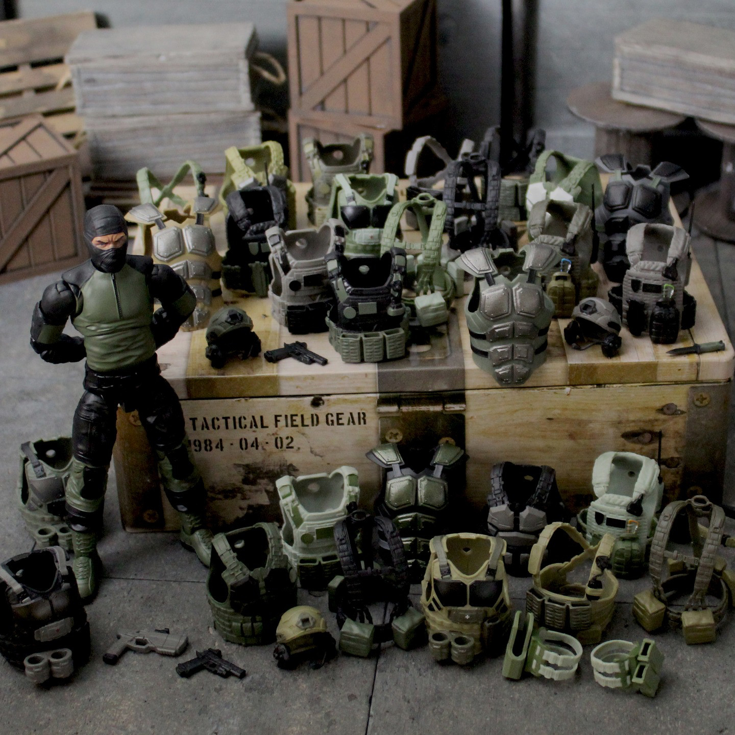 Action Force Tactical Field Gear Tin Set