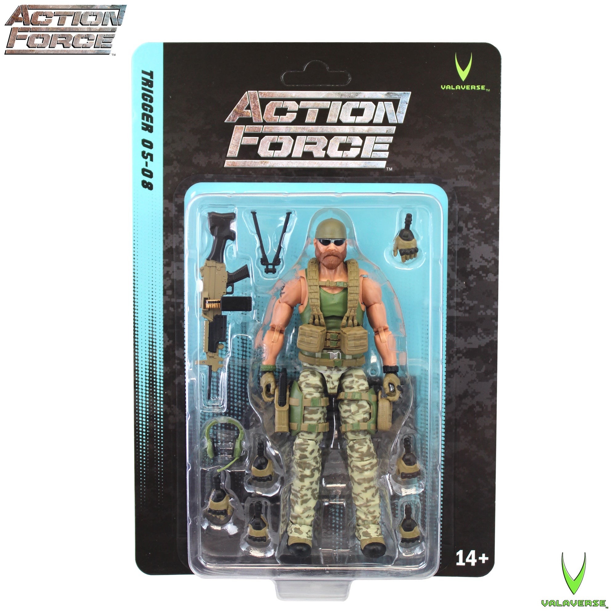 Action Force Trigger (Reissue) 1/12 Scale Figure