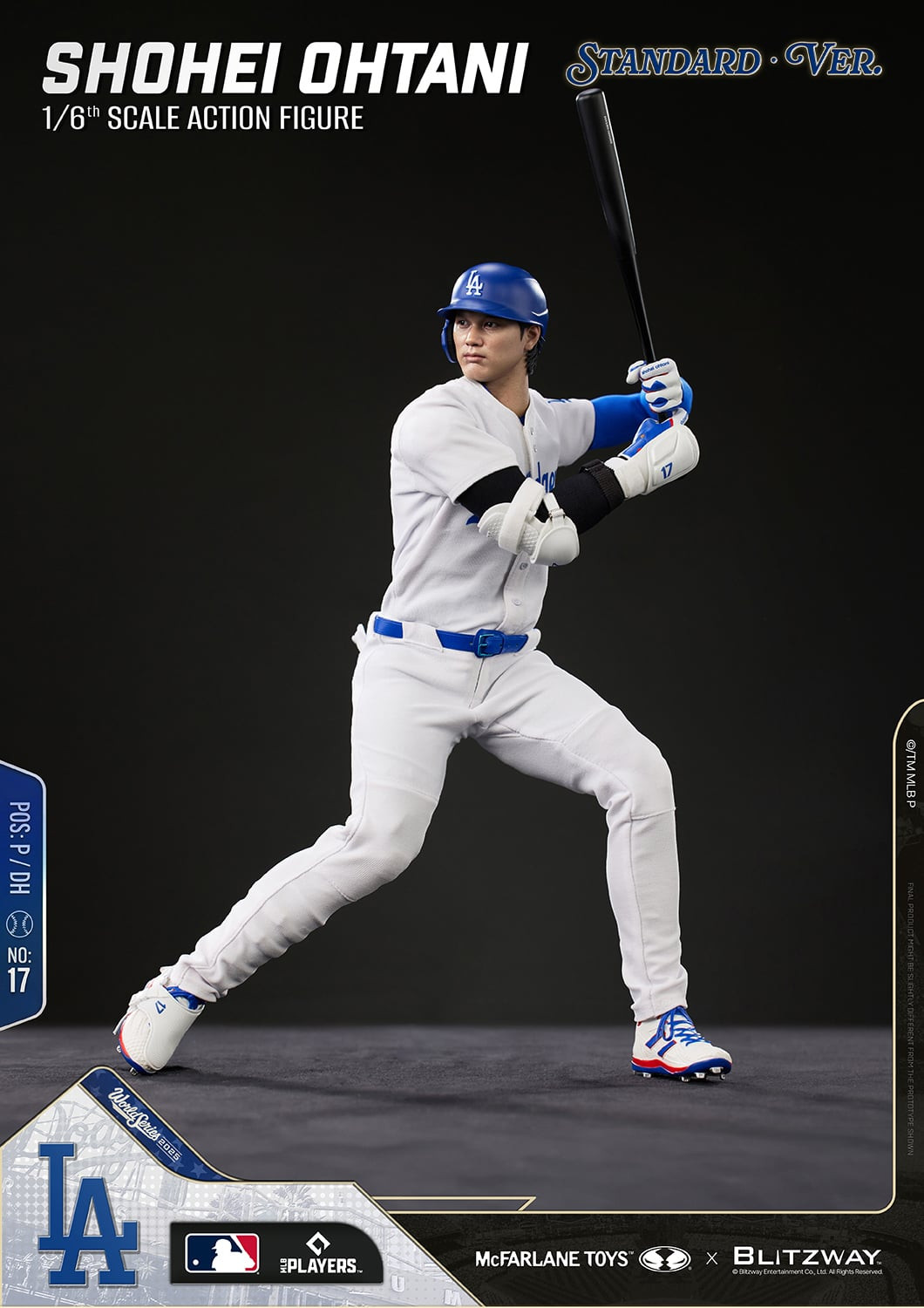 McFarlane Toys x Blitzway LA Dodgers No.17 Shohei Ohtani 1/6 Action Figure