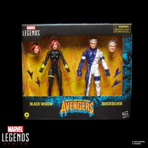 Marvel Legends Earth’s Mightiest Heroes Avengers Black Widow And Quicksilver