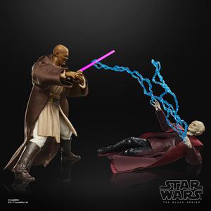 Star Wars Black Series Mace Windu & Darth Sidious (Revenge of the Sith) Set