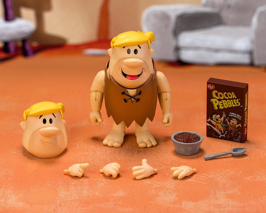 Jada Toys Cereal Mascots Cocoa Pebbles: Barney Rubble 1/12 Scale Action Figure