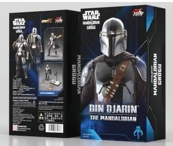 ZD Toys 1/10 Star Wars The Mandalorian and Grogu Din Djarin The Mandalorian
