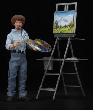 NECA The Joy of Painting Bob Ross Figure