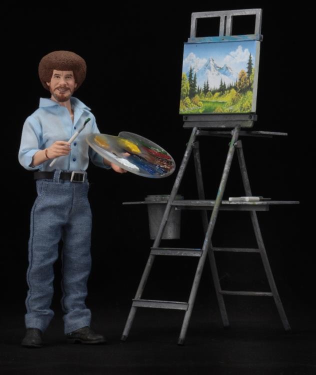 NECA The Joy of Painting Bob Ross Figure