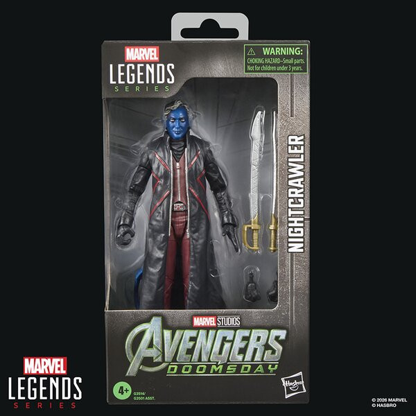Marvel Studios Avengers: Doomsday Marvel Legends Series Nightcrawler Action Figure