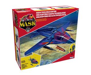 M.A.S.K. High Tech Helicopter Vehicle with Miles “Wolf” Mayhem Action Figure