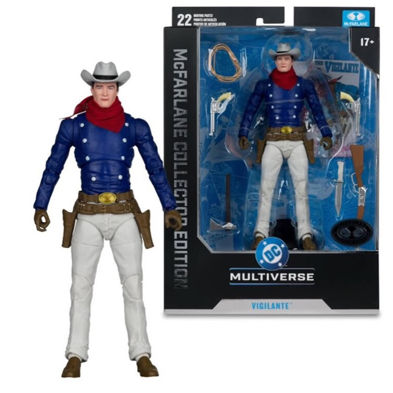 DC McFarlane Collector Edition Vigilante (All-Star Squadron) 7-Inch Scale Action Figure Platinum Edition