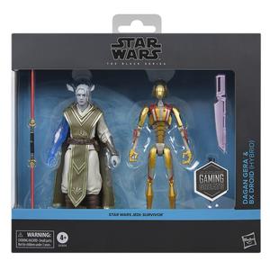 Star Wars: Jedi Survivor The Black Series Gaming Greats Dagan Gera & BX Droid (Hybrid) 6 Inch Action Figure 2-Pack (Amazon Exclusive)