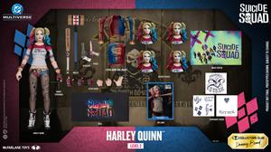 McFarlane Toys Store Collector's Club Drawing Board Crowdfund Suicide Squad Harley Quinn - Tier 2