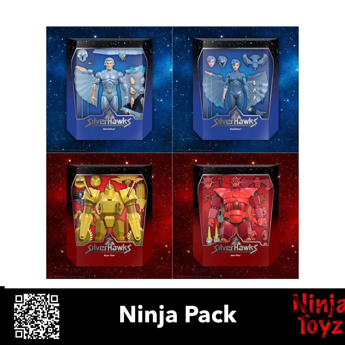 Ninja Pack Ninja Pack Super7 SilverHawks ULTIMATES! Action Figures
